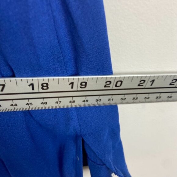 Free People Royal Blue‎ Darcy V-Neck Sleeveless Top Bohemian Swing Relax Boho XS - Picture 11 of 14